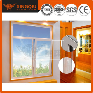 Hot selling champagne color aluminum sliding window